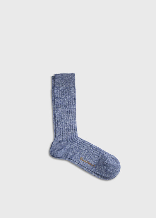 Paul Stuart Signature | Mélange Vertical Stripe Sock