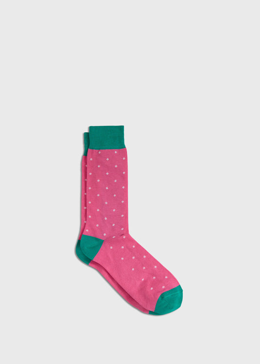 Paul Stuart Exclusive | Polka Dot Crew Sock