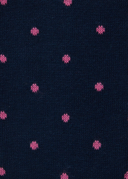 Paul Stuart Essential | Polka Dot Crew Sock