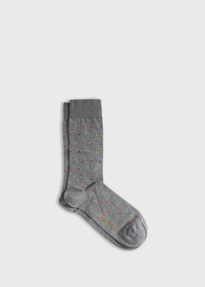 Paul Stuart Featured | Micro Poka-Dot Crew Sock