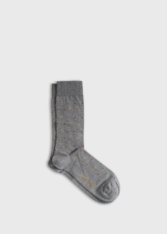 Paul Stuart Featured | Micro Poka-Dot Crew Sock