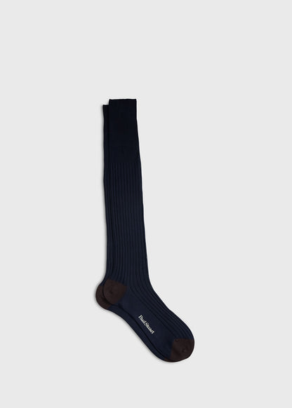 Paul Stuart Quality | Two-Tone Ribbed Sock
