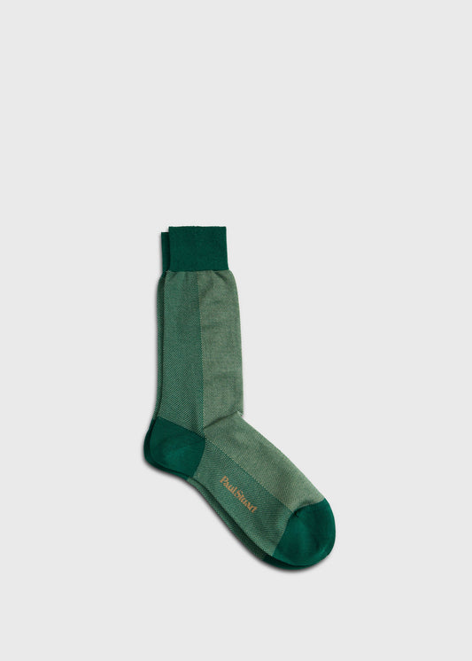 Paul Stuart Featured | Two-Tone Oxford Sock