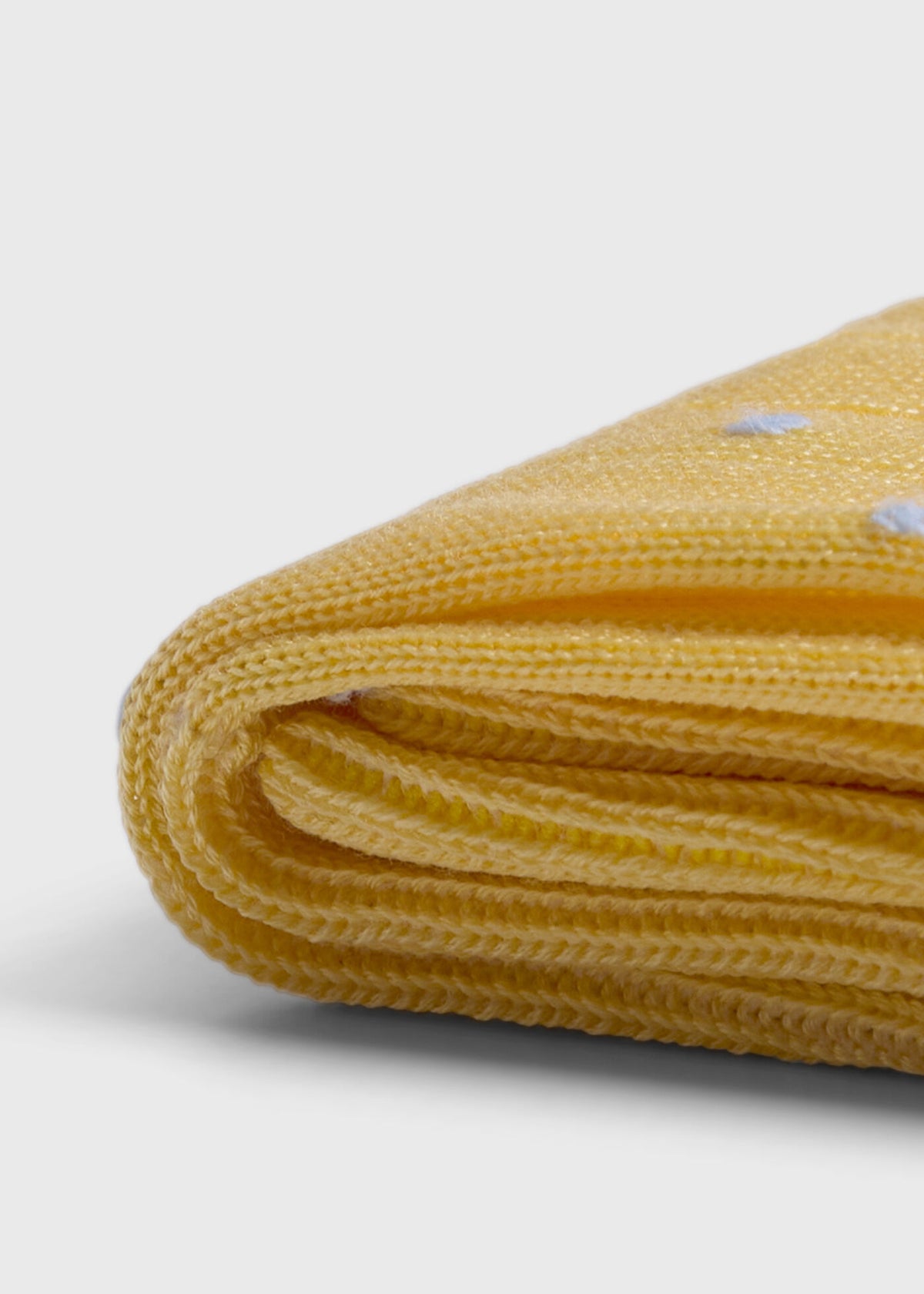 Paul Stuart Signature | Ribbed Cotton Dot Dress Sock