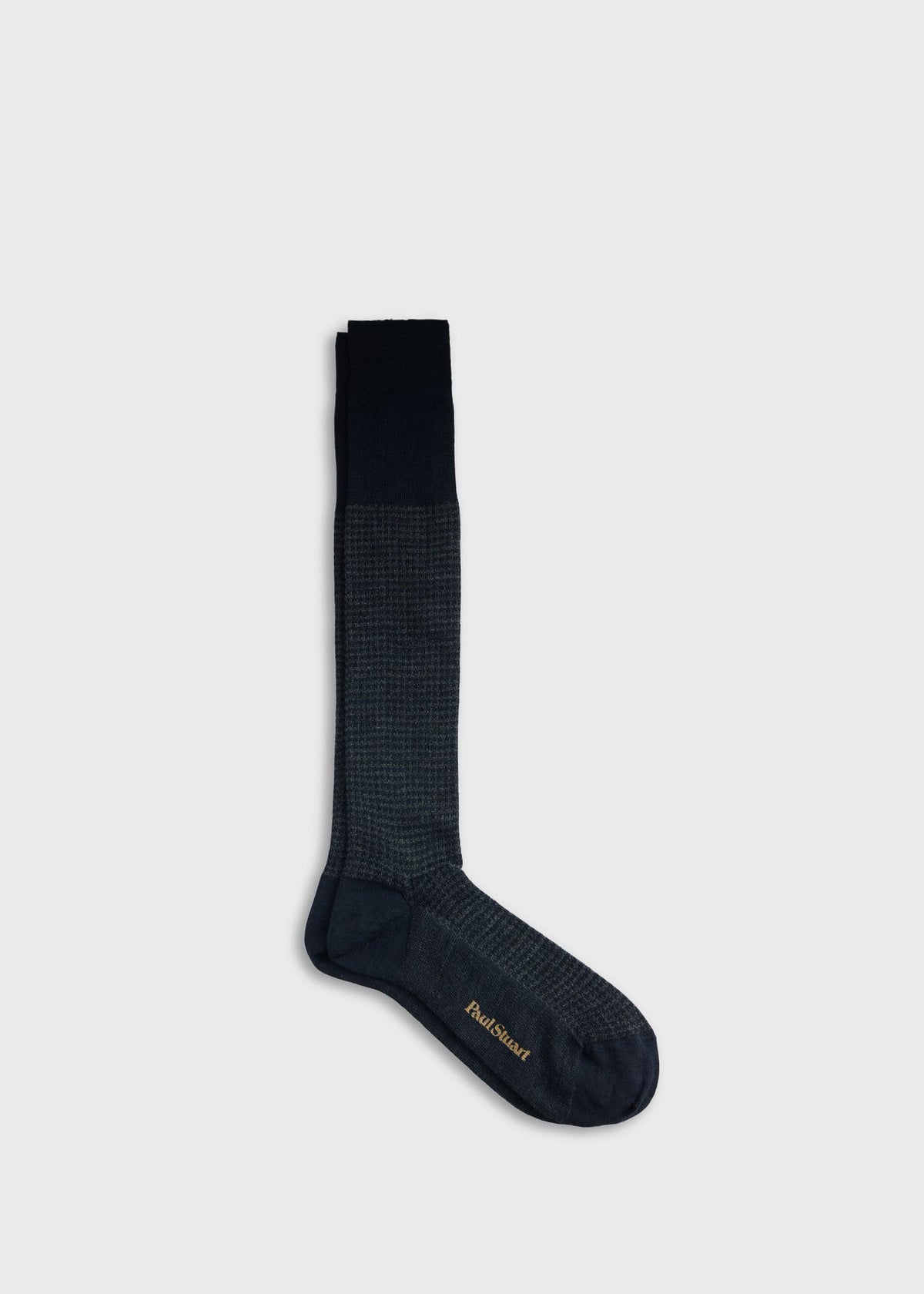 Paul Stuart Everyday | Wool Micro Houndstooth Sock