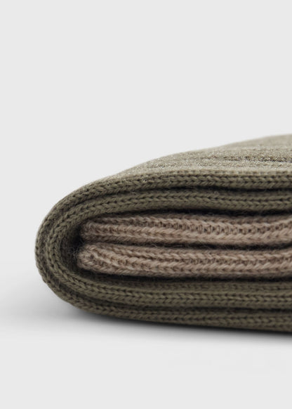 Paul Stuart Best Seller | Wool Ribbed Sock with Contrast Trim