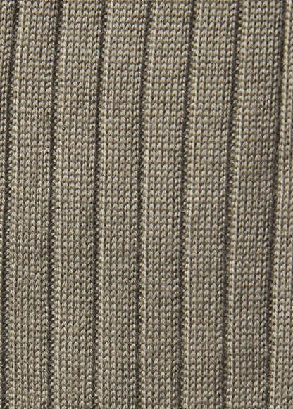 Paul Stuart Best Seller | Wool Ribbed Sock with Contrast Trim