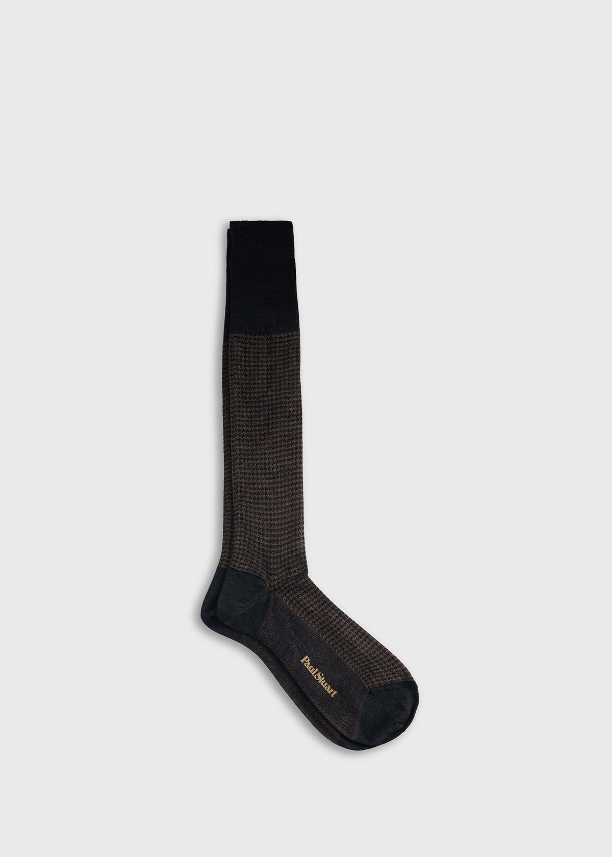 Paul Stuart Essential | Wool Micro Houndstooth Sock