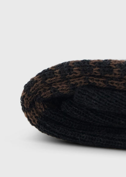 Paul Stuart Essential | Wool Micro Houndstooth Sock