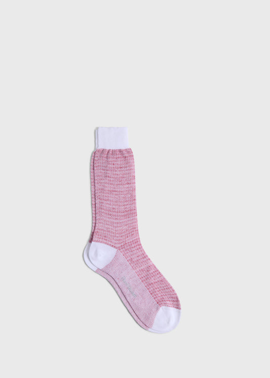 Paul Stuart Best Price | Cotton & Linen Houndstooth Sock