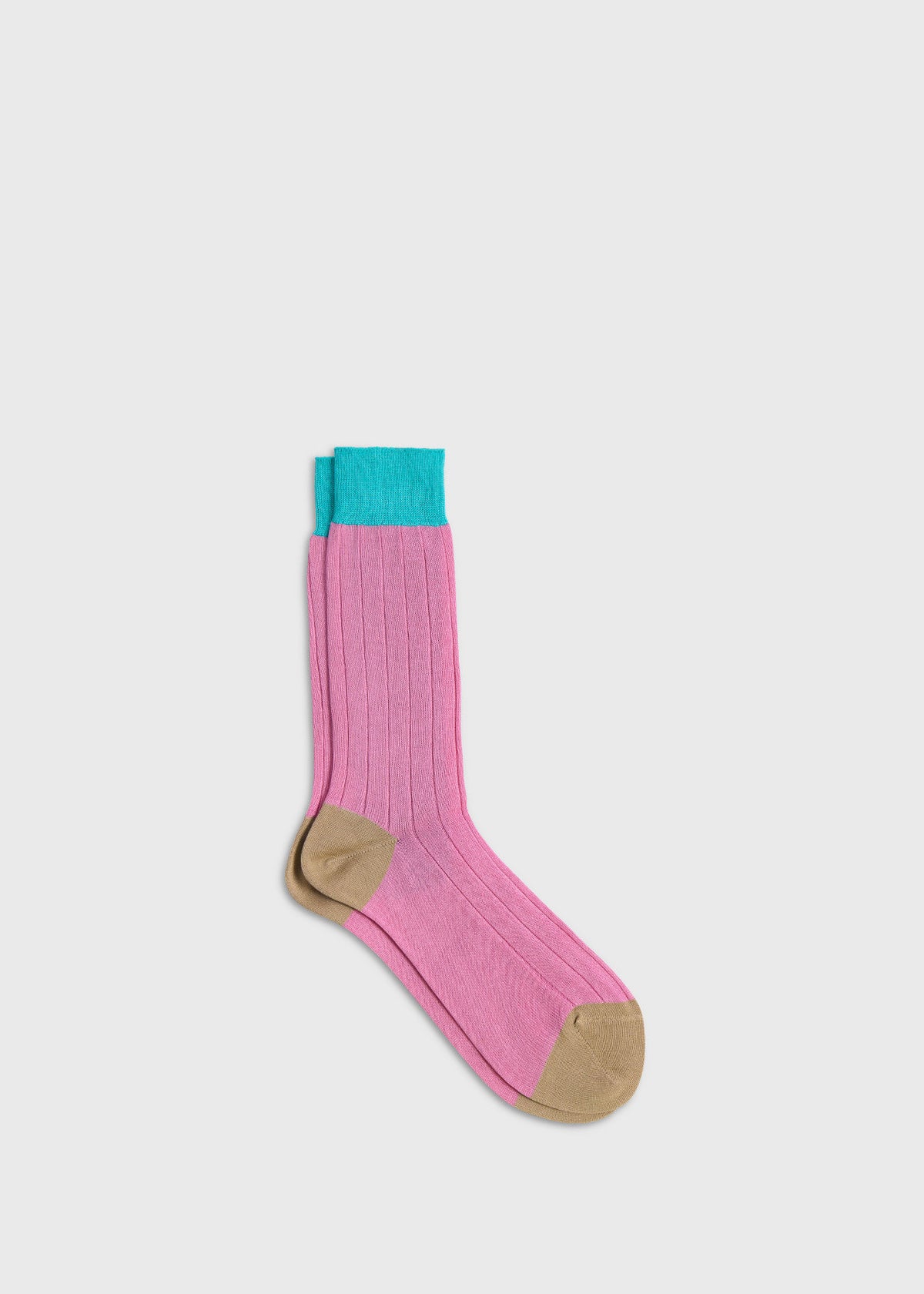 Paul Stuart Featured | Mercerized Cotton Ribbed Sock
