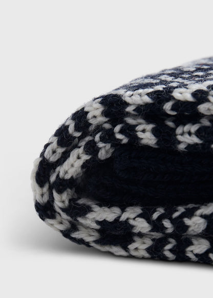 Paul Stuart Premium | Wool Blend Snowflake Sock