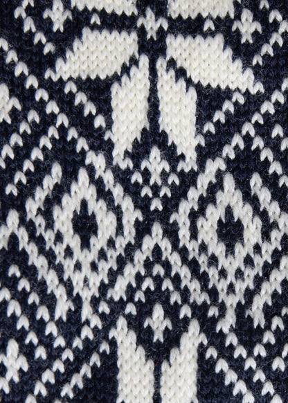 Paul Stuart Premium | Wool Blend Snowflake Sock