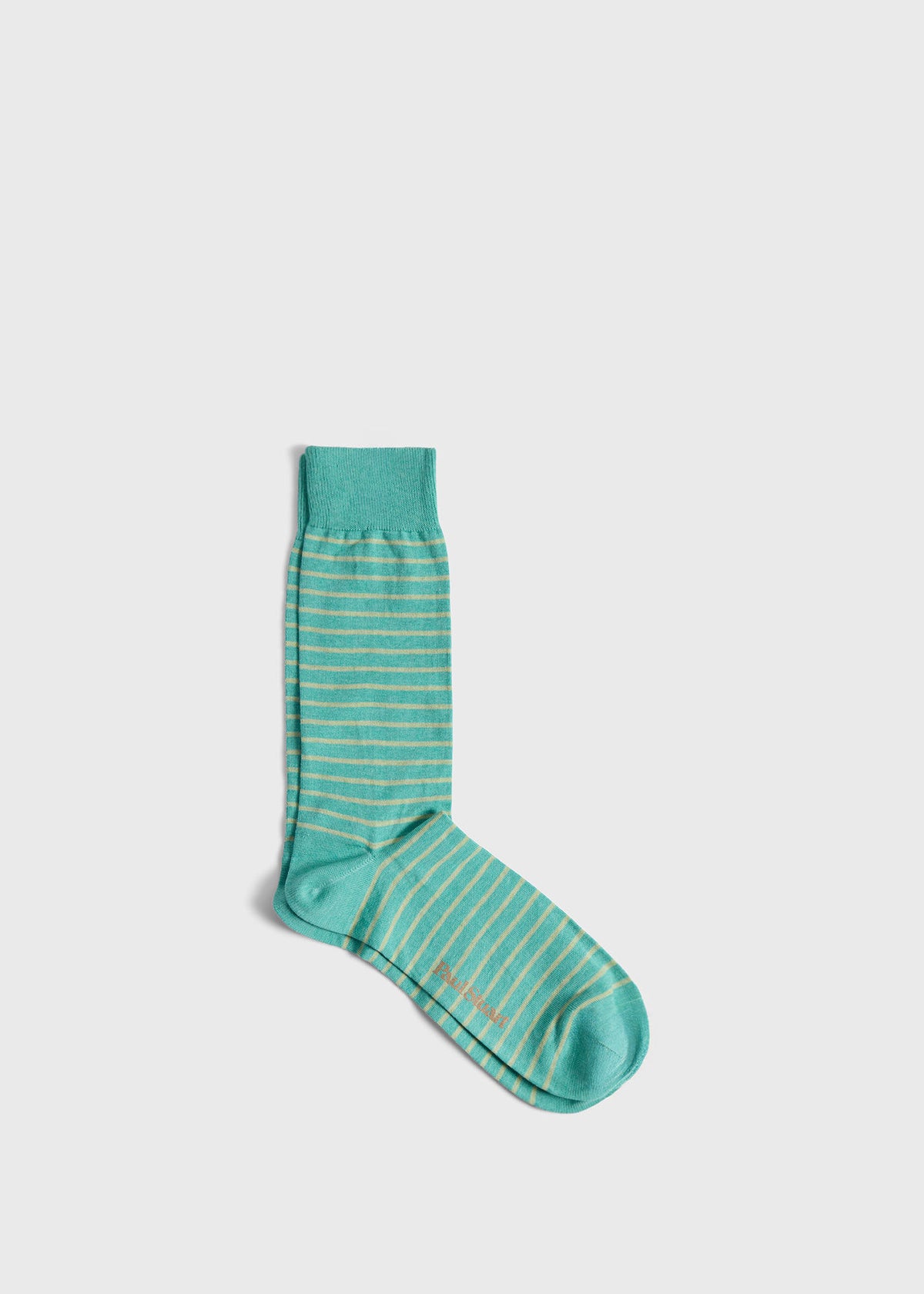 Paul Stuart Recommended | Cotton Two-Tone Stripe Sock