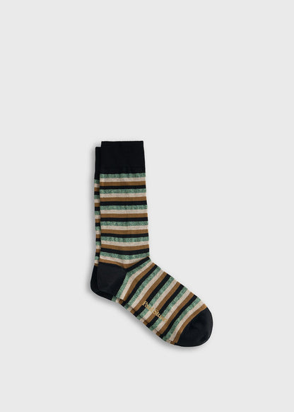 Paul Stuart Recommended | Colorful Stripe Sock