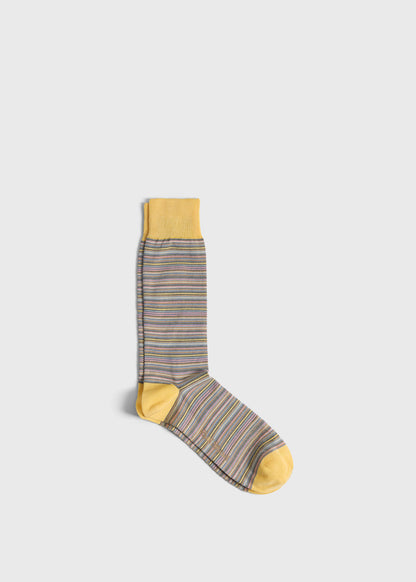 Paul Stuart Sale | Multi Color Stripe Sock