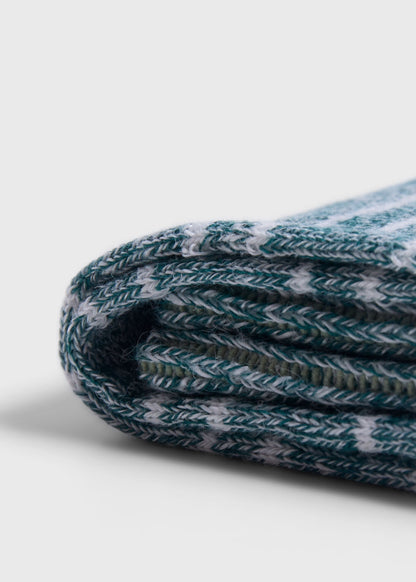 Paul Stuart Essential | Linen & Cotton Double Stripe Sock