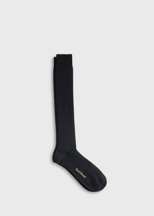 Paul Stuart Top Pick | Wool & Cotton Shadow Stripe Sock