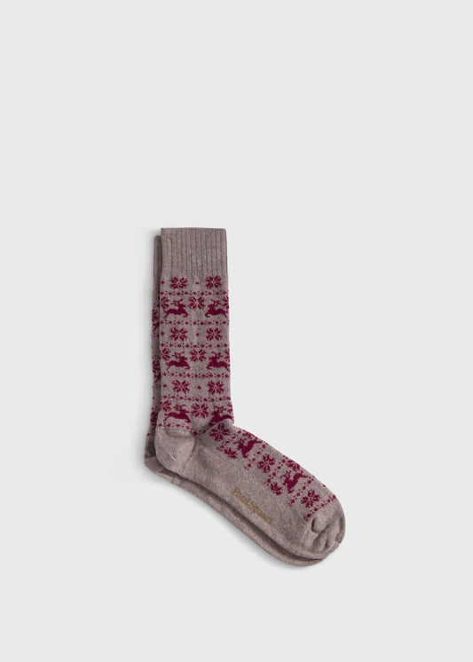 Paul Stuart Essential | Reindeer & Snowflake Sock