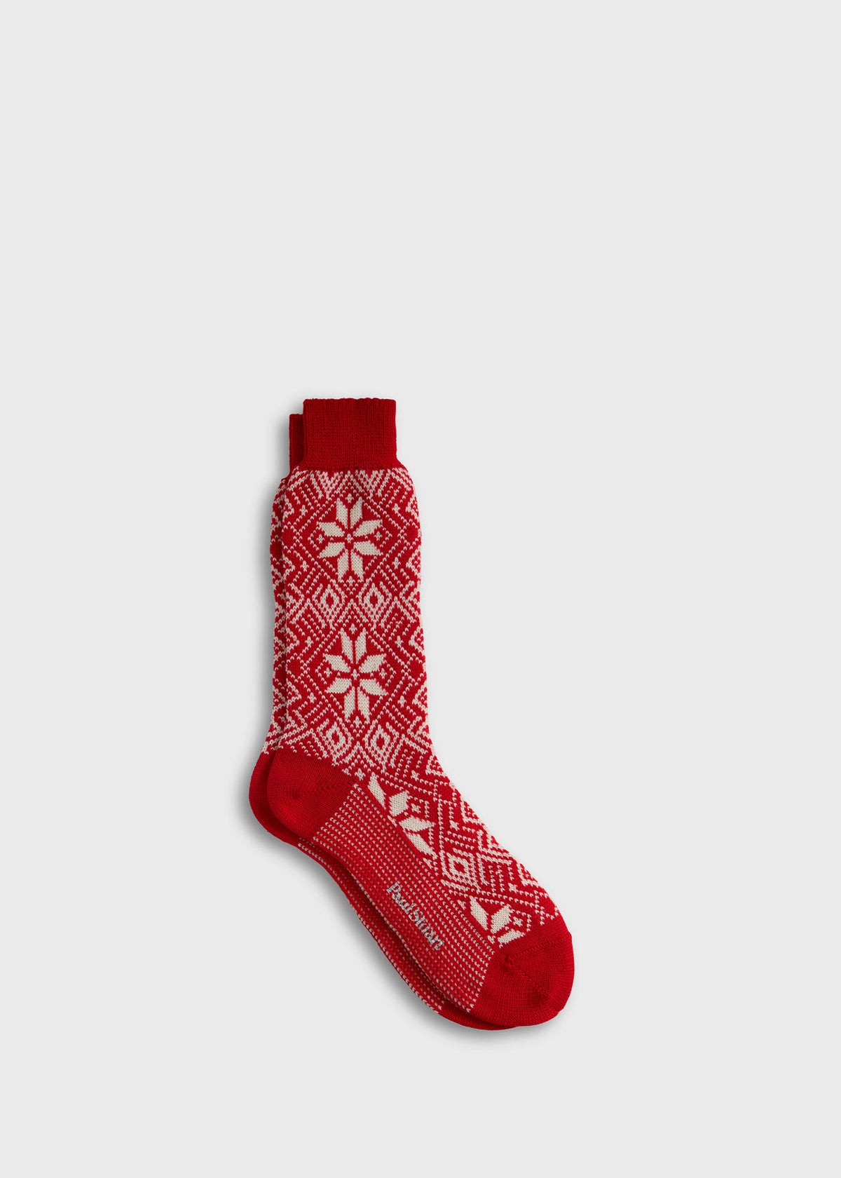 Paul Stuart Exclusive | Wool Blend Snowflake Sock