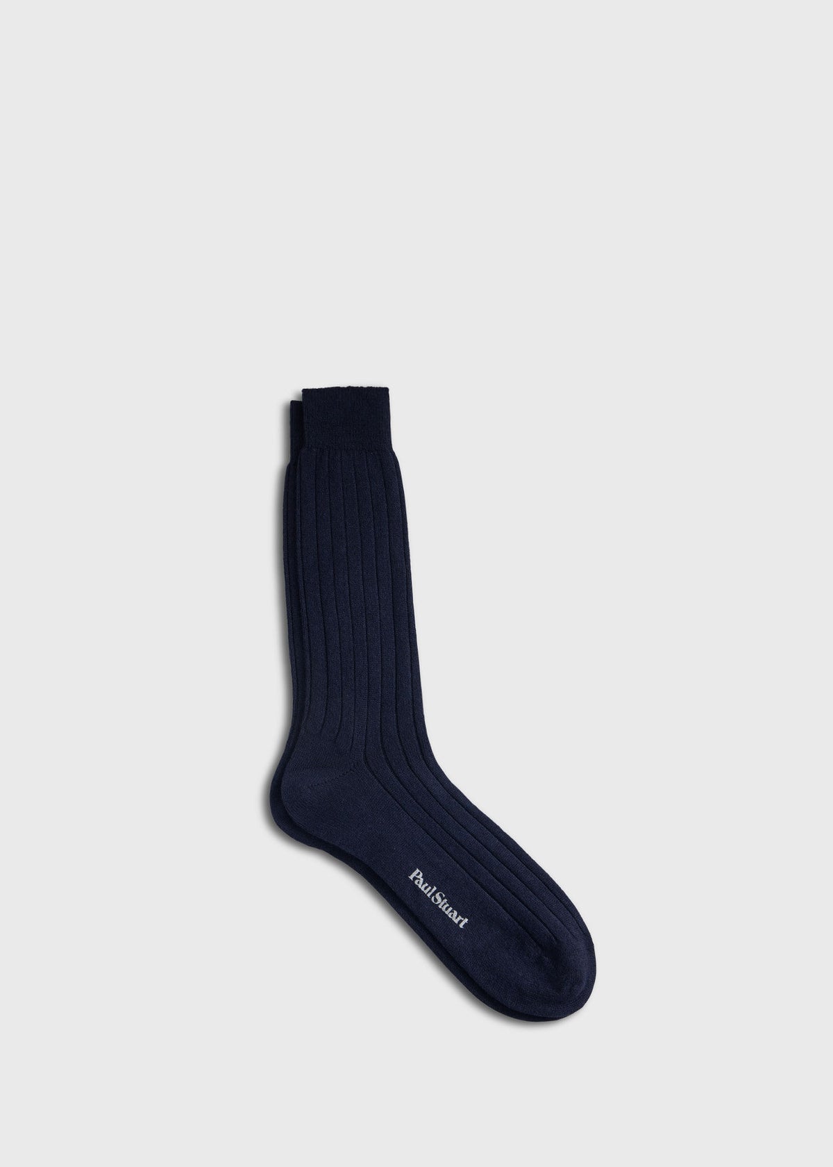 Paul Stuart Premium | Cashmere Ribbed Crew Sock