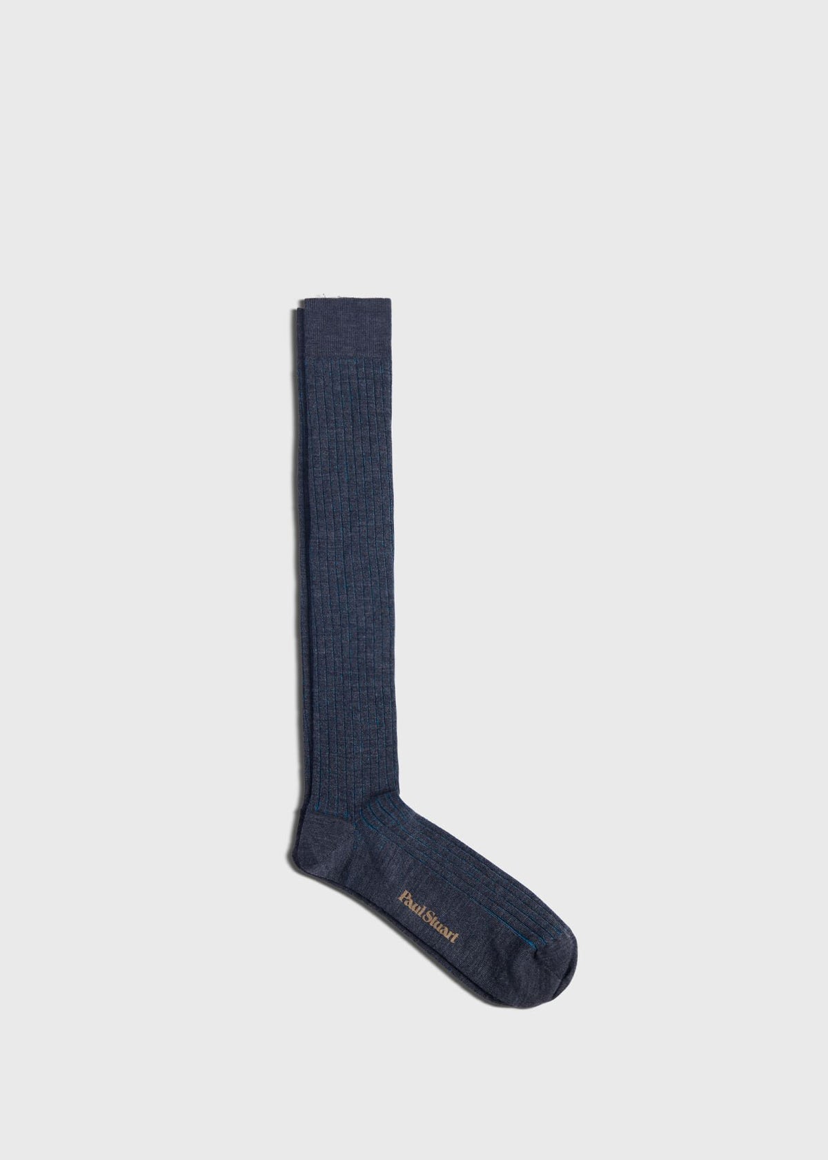 Paul Stuart Latest | Wool & Cotton Shadow Stripe Sock