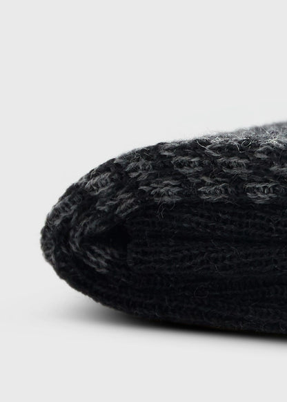 Paul Stuart Premium | Wool Micro Houndstooth Sock