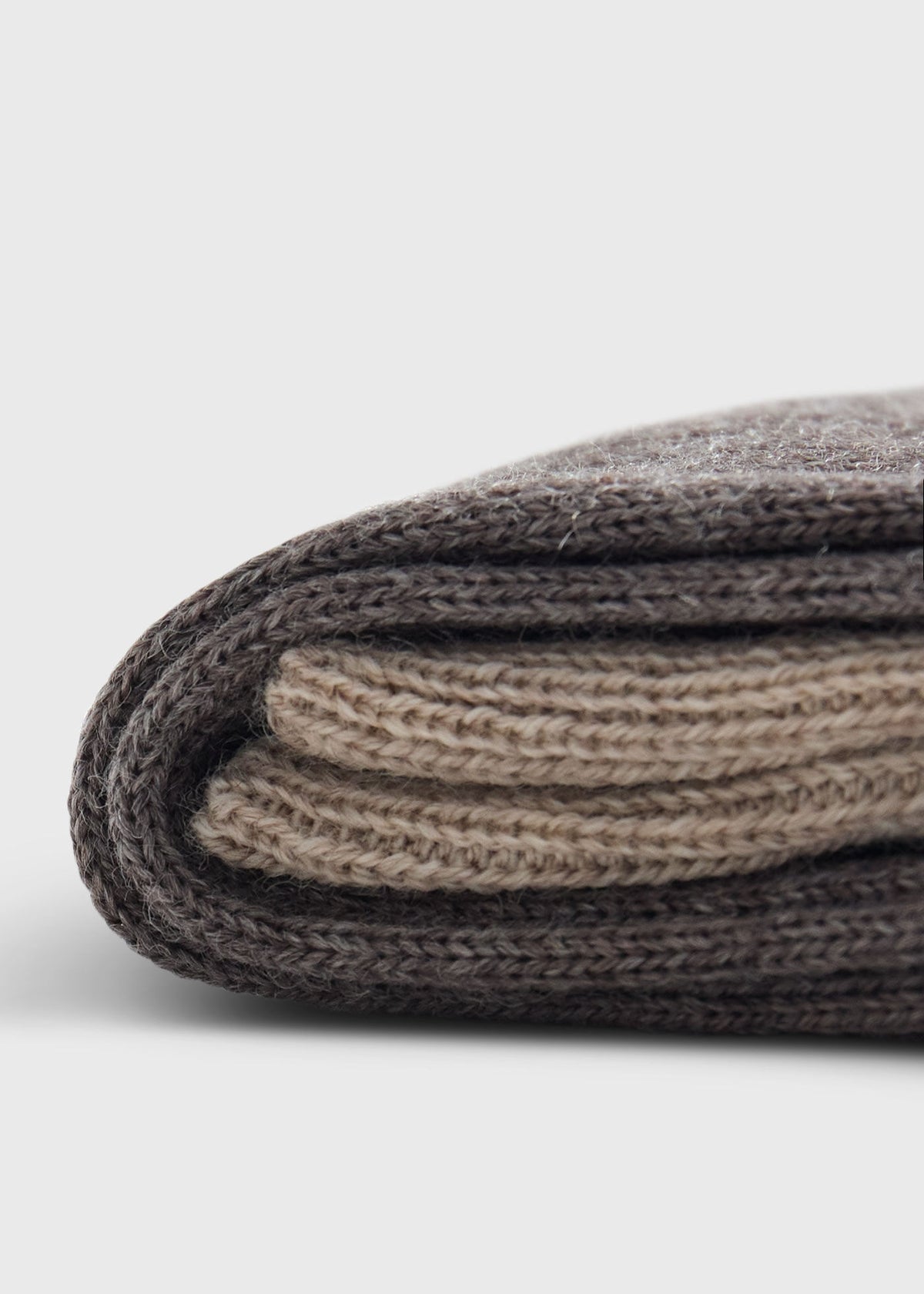 Paul Stuart Great Value | Wool Ribbed Sock with Contrast Trim