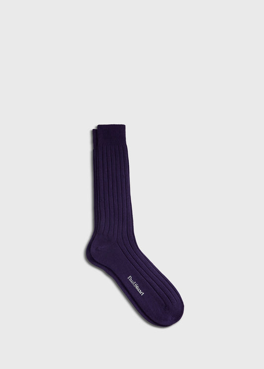 Paul Stuart Best Price | Cashmere Ribbed Crew Sock