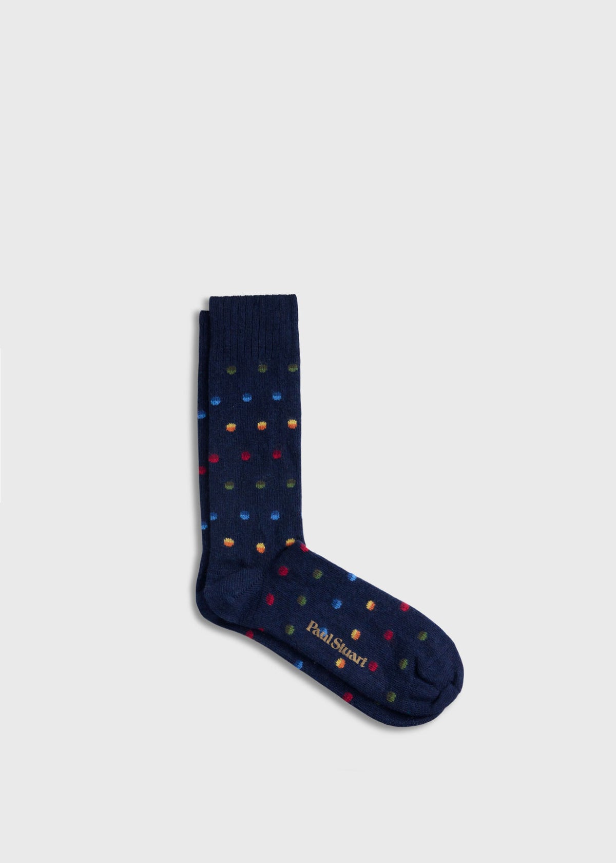 Paul Stuart Recommended | Chunky Colorful Dot Sock