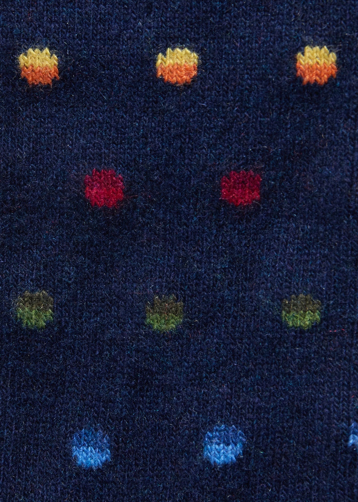 Paul Stuart Recommended | Chunky Colorful Dot Sock