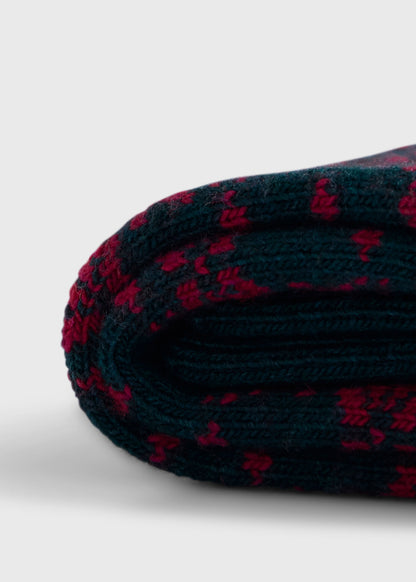 Paul Stuart Classic | Reindeer & Snowflake Sock
