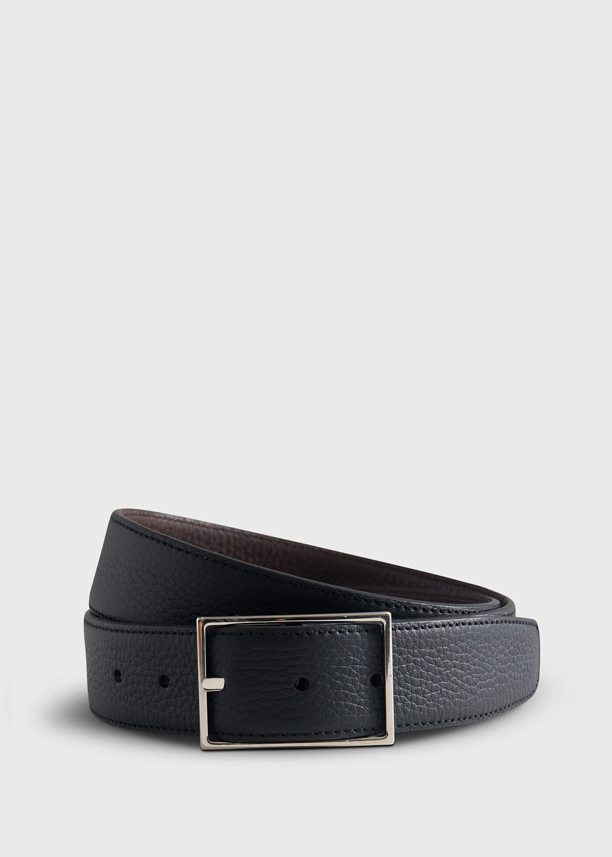 Paul Stuart Top Pick | Grained Taurillon Leather Belt