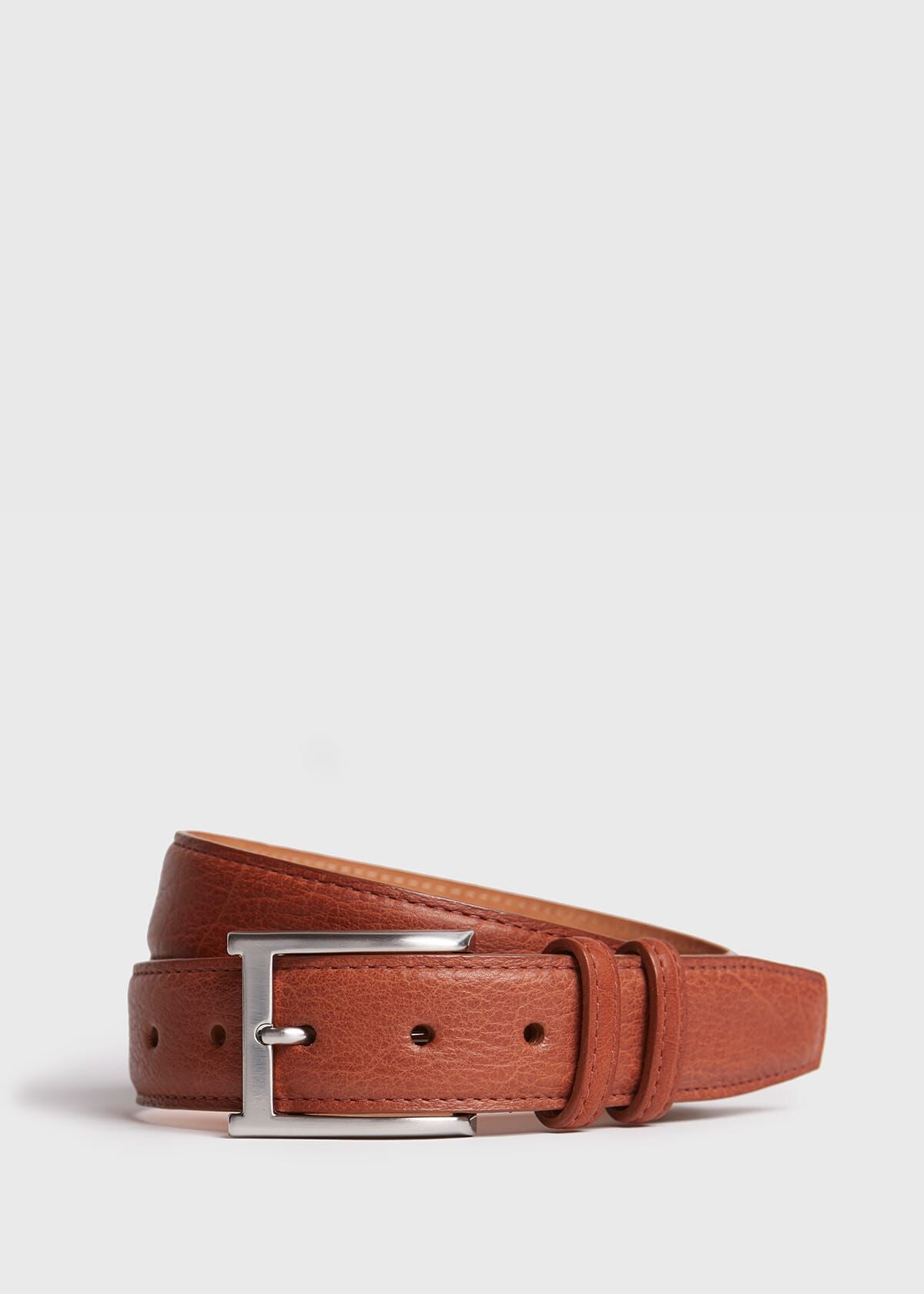 Paul Stuart Signature | Textured Bison Belt