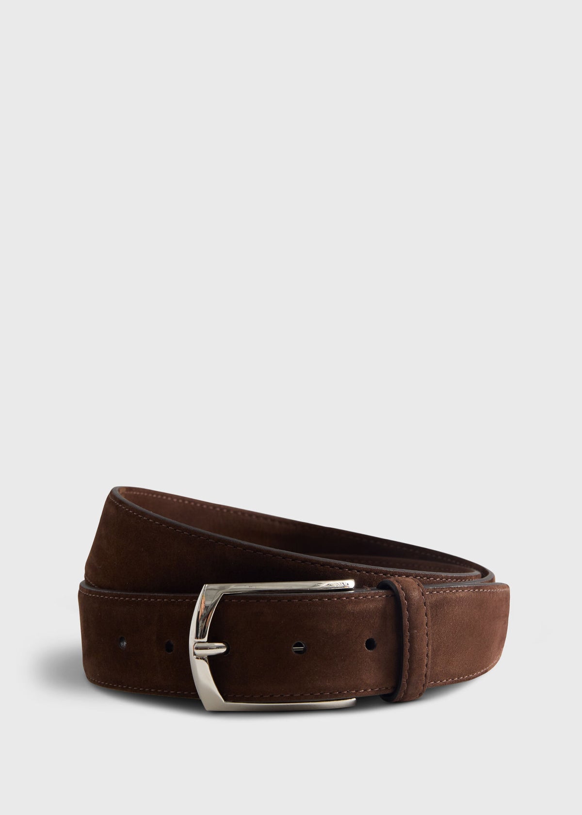 Paul Stuart Smart Buy | Nubuck Suede Belt with Gold Buckle