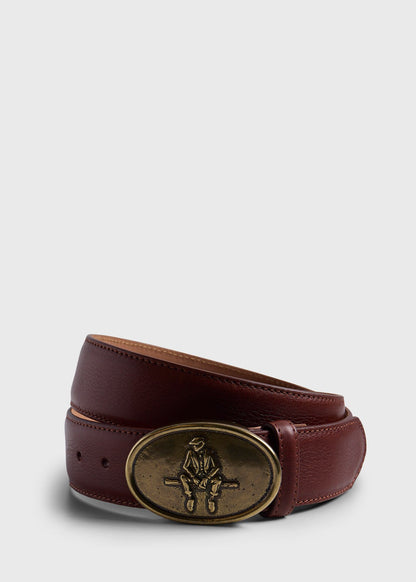 Paul Stuart Customer Favorite | Man on the Fence Brass Buckle Belt