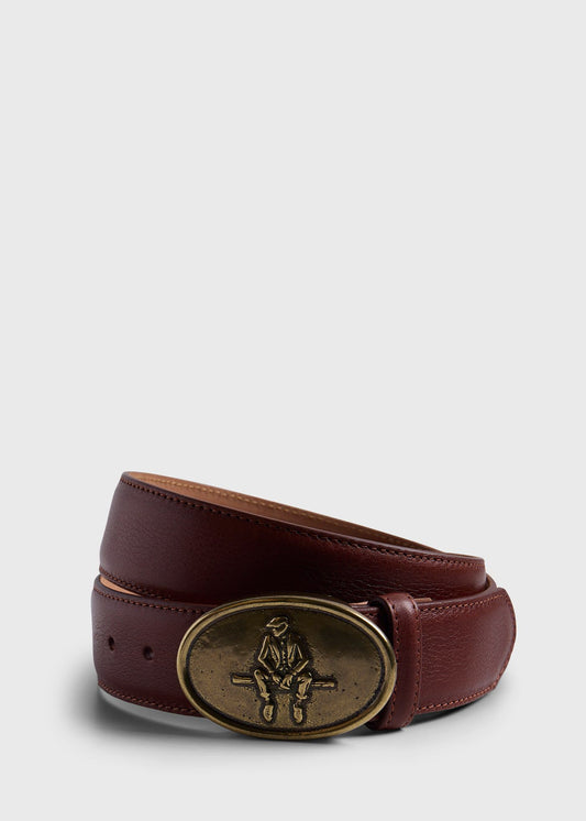 Paul Stuart Customer Favorite | Man on the Fence Brass Buckle Belt