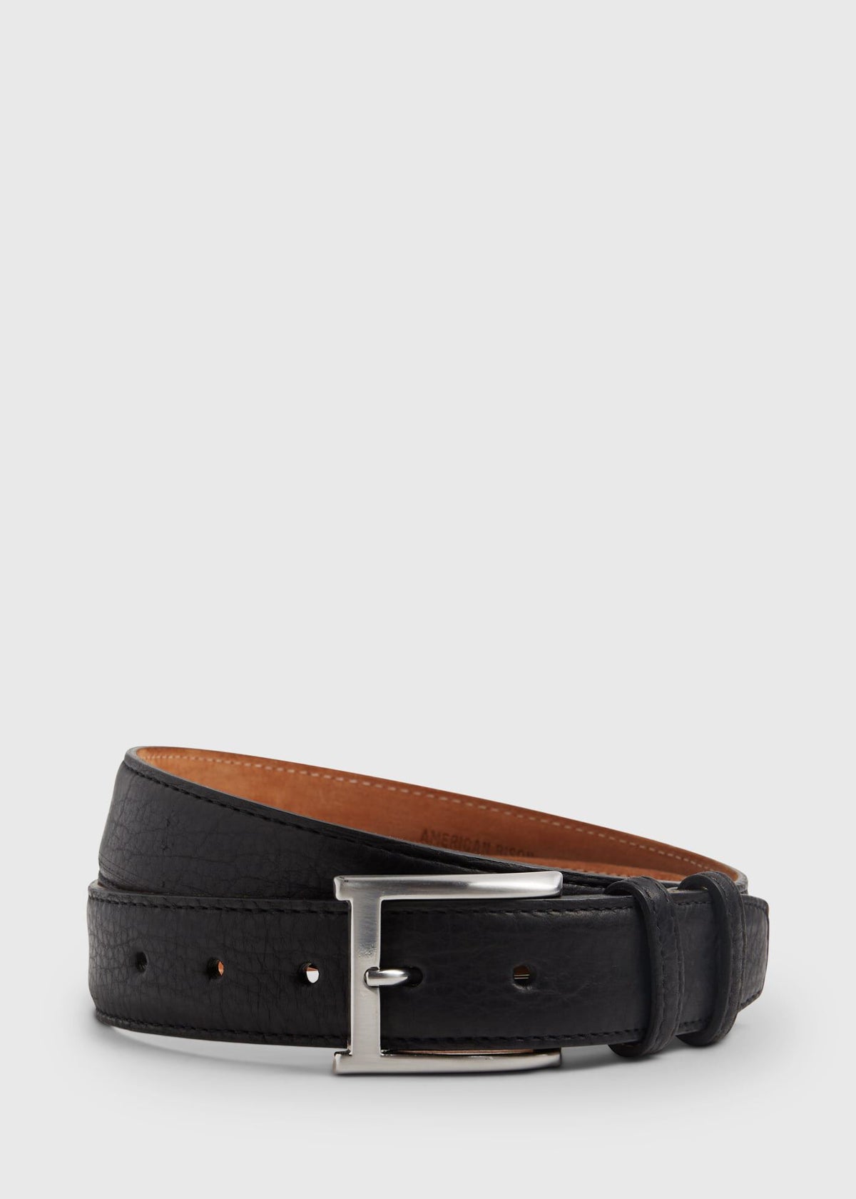 Paul Stuart Hot Sale | Textured Bison Belt