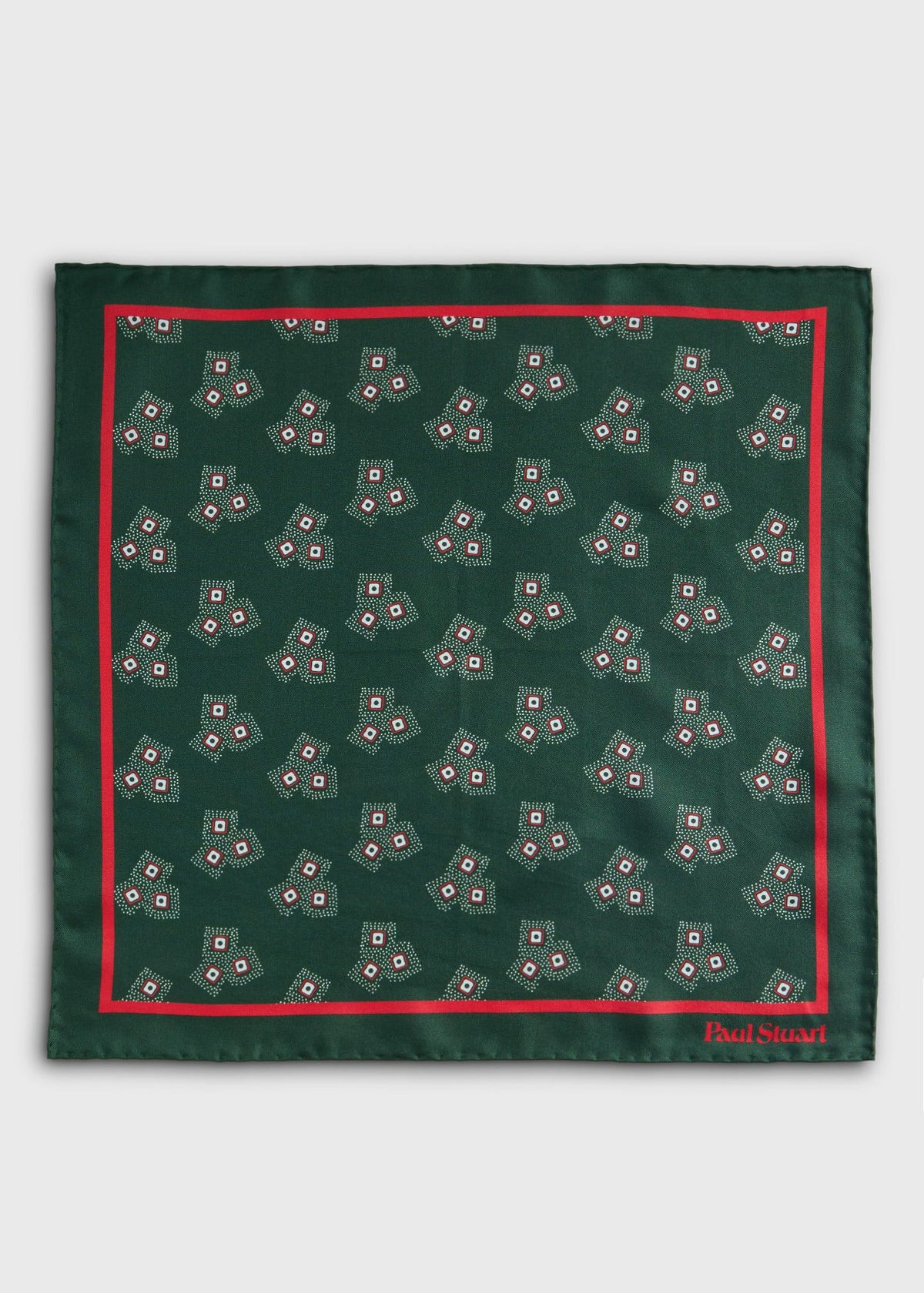 Paul Stuart Essential | Geometric Dot Pocket Square
