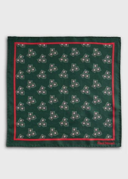 Paul Stuart Essential | Geometric Dot Pocket Square