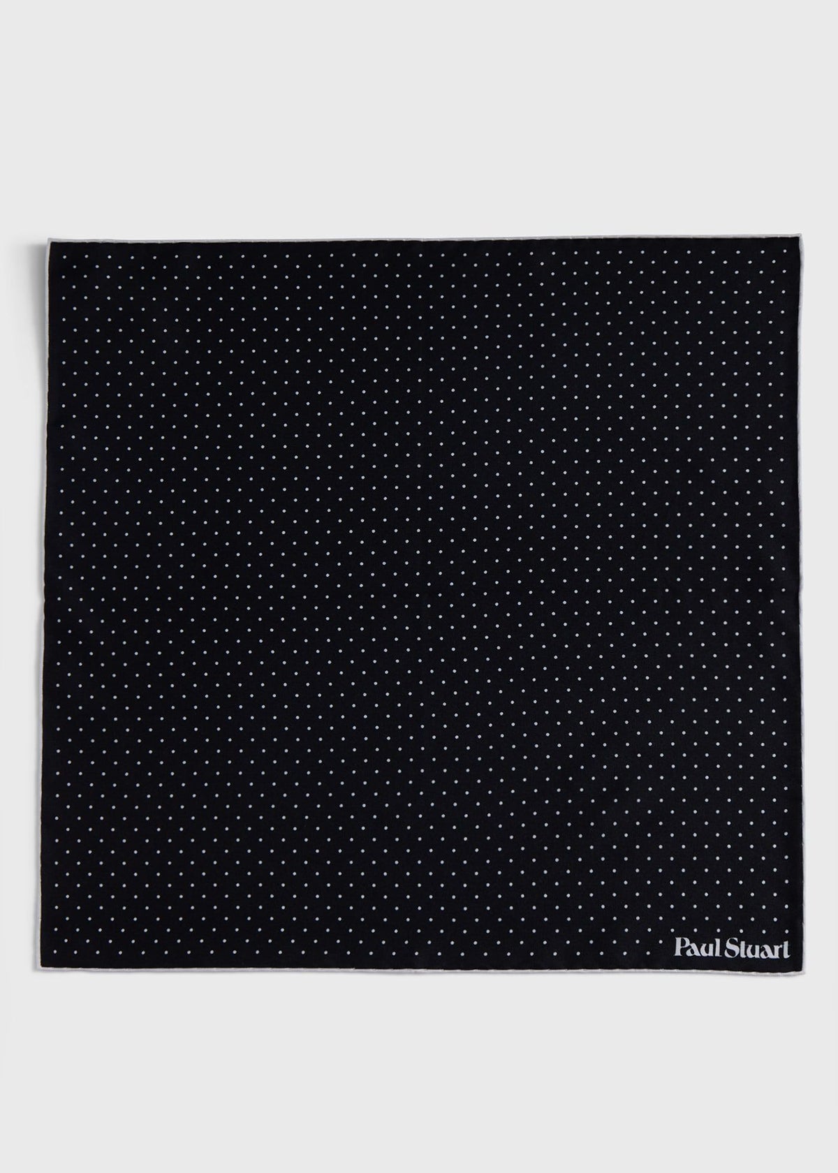 Paul Stuart Discount | Printed Silk Dot Pocket Square
