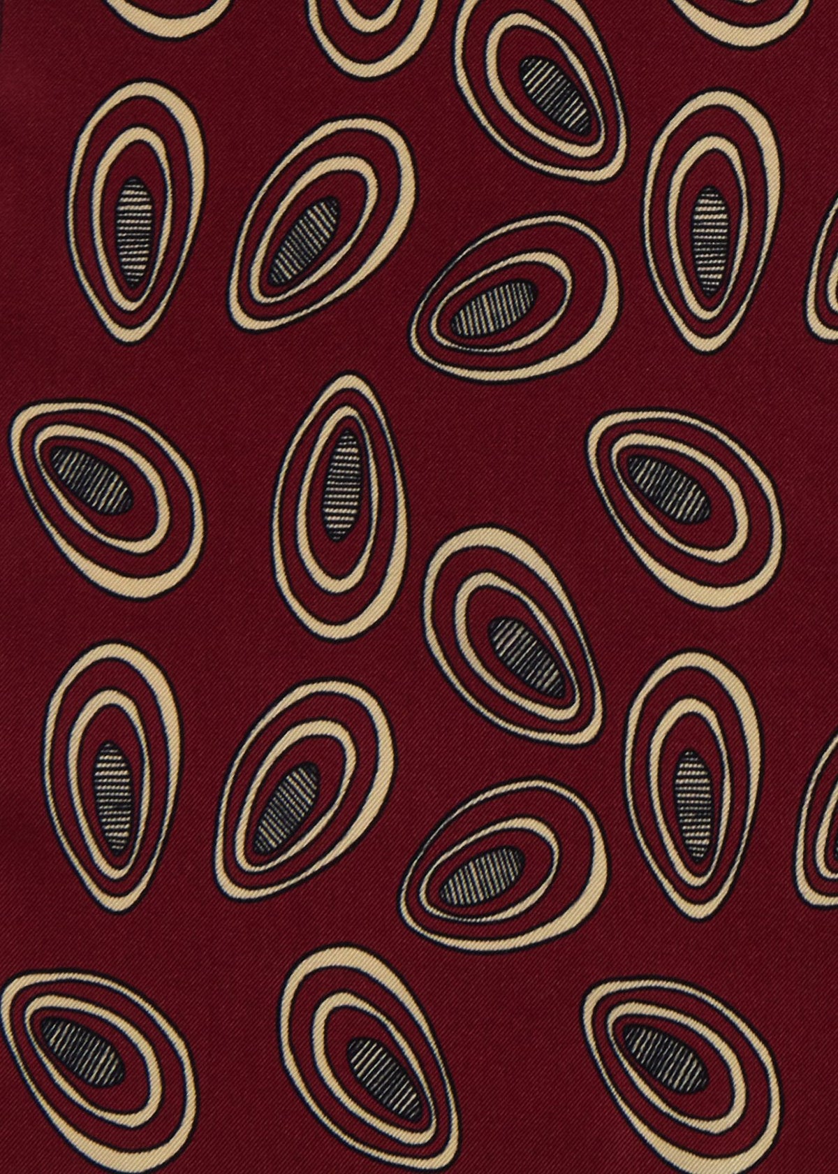 Paul Stuart Top Pick | Printed Silk Deco Pocket Square