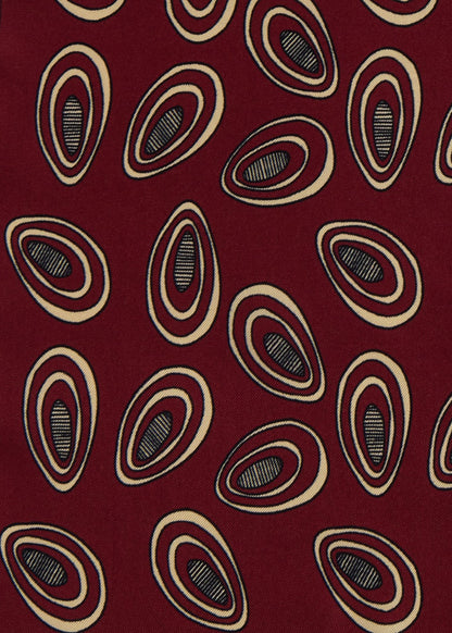 Paul Stuart Top Pick | Printed Silk Deco Pocket Square