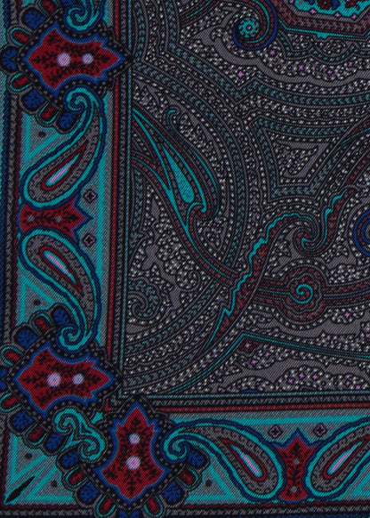 Paul Stuart Smart Buy | Printed Silk Paisley Pocket Square