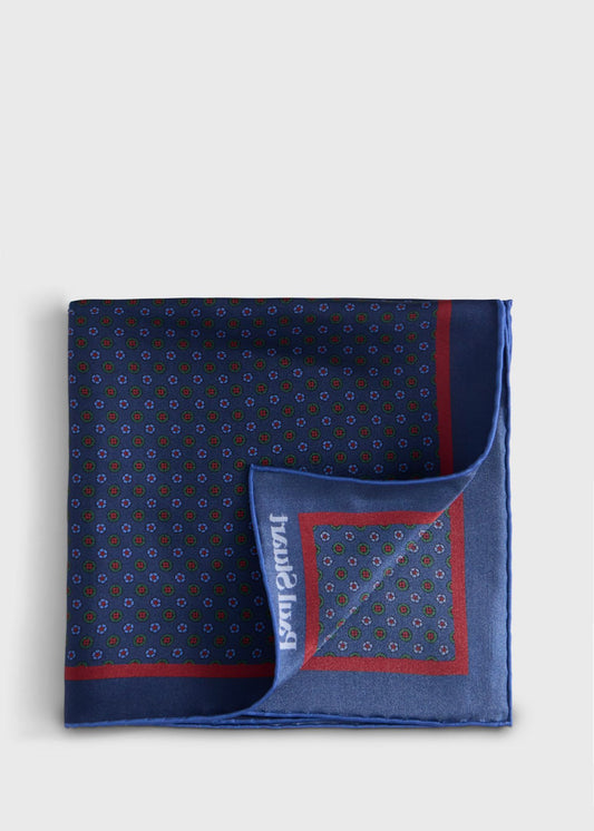 Paul Stuart Latest | Micro Medallion Print Pocket Square