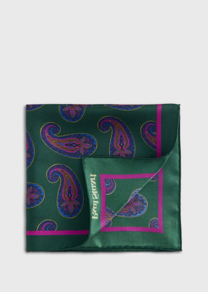 Paul Stuart Best Price | Paisley Print Pocket Square