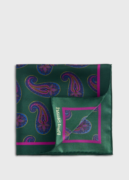 Paul Stuart Best Price | Paisley Print Pocket Square