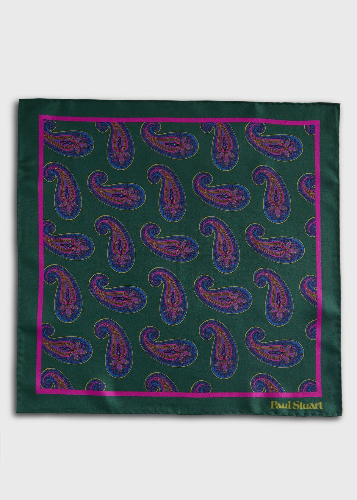 Paul Stuart Best Price | Paisley Print Pocket Square