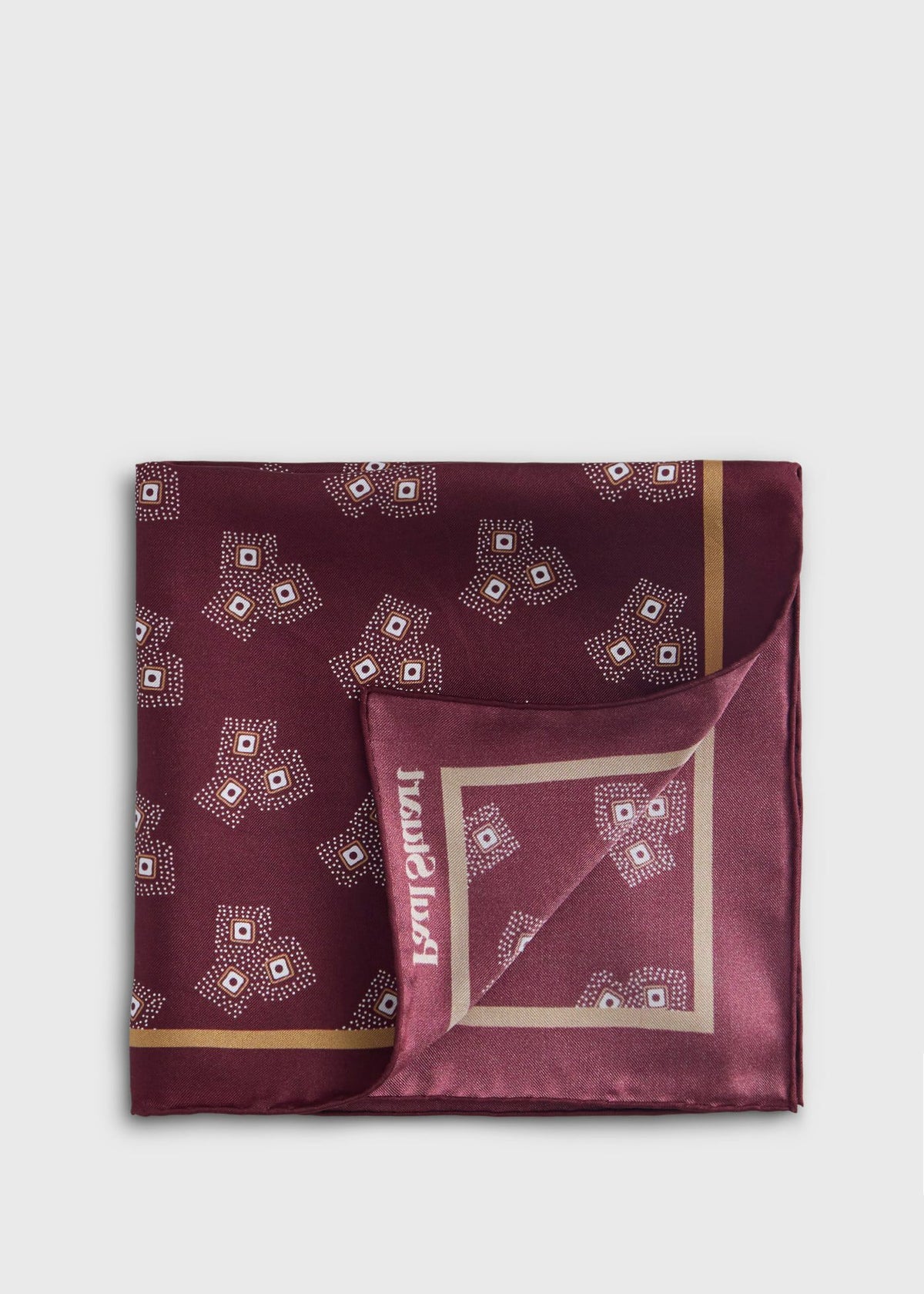 Paul Stuart New | Geometric Dot Pocket Square