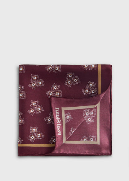 Paul Stuart New | Geometric Dot Pocket Square